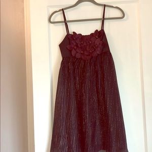 ANTHROPOLOGIE SEMI-FORMAL BLACK DRESS